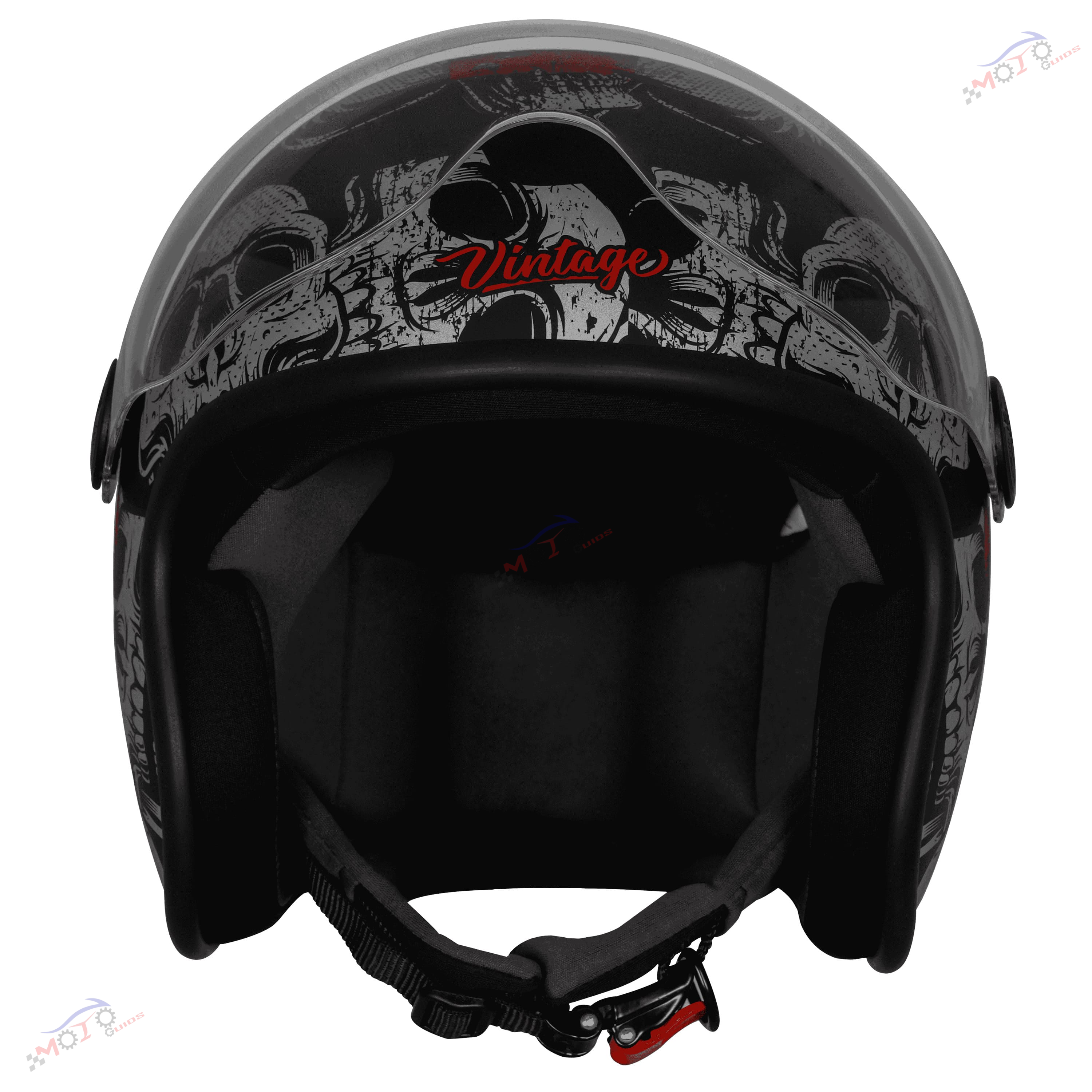 SBH-54 VINTAGE SKULL SMALL VISOR